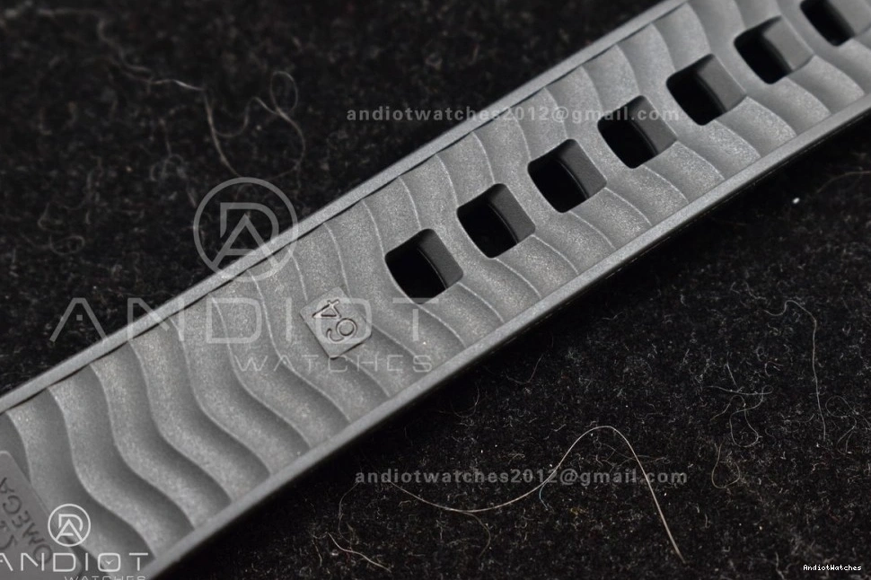 1066 43.5mm on Black Dial Black Best 1:1 Ceramic VSF Edition Strap Black Rubber Durable Seamaster A 300m 0430